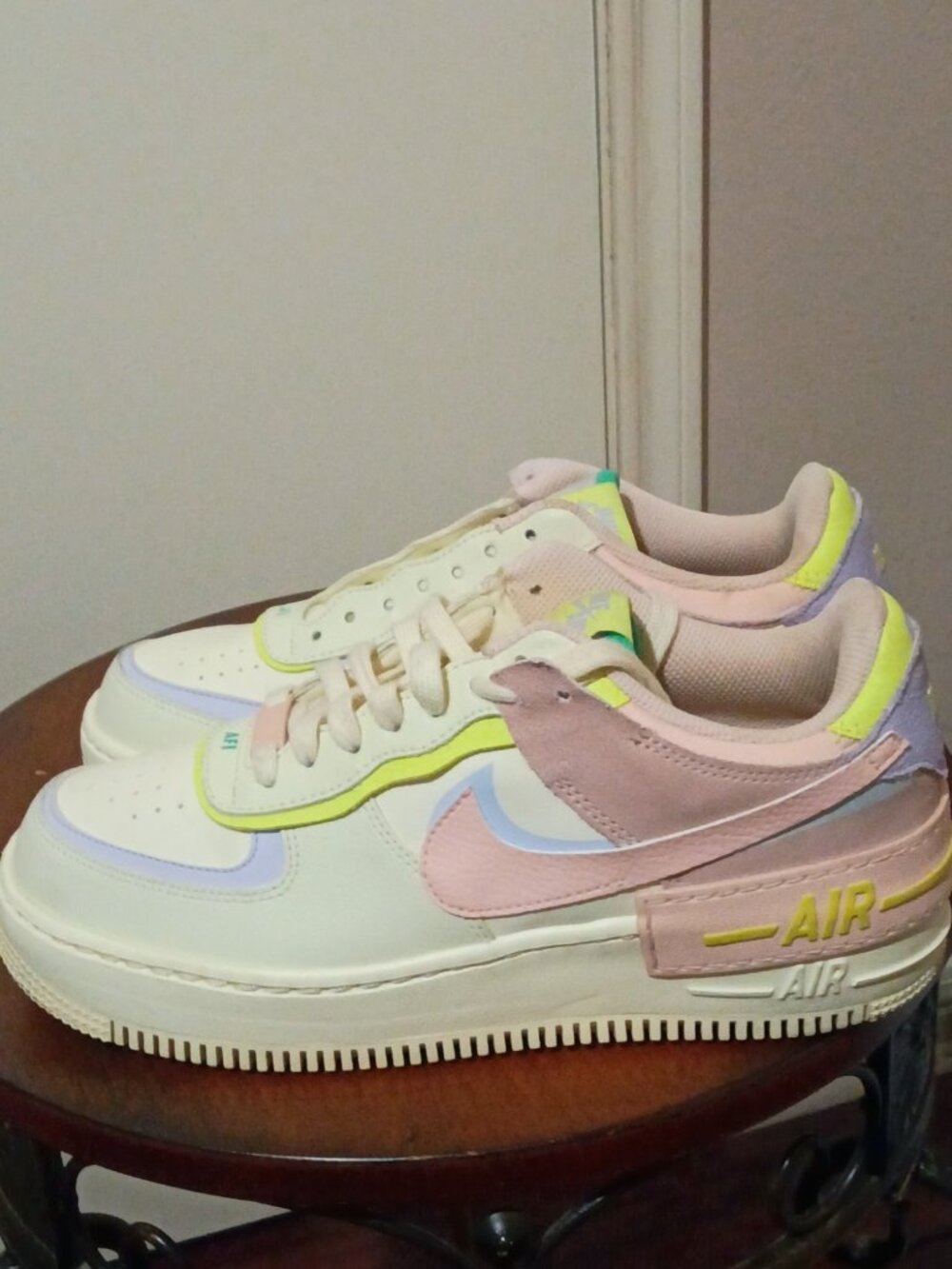 Nike Air Force 1 Shadow Women Size 9.5 US Cashmere Sneakers Shoe CI0919-700 2021 - Picture 9 of 14